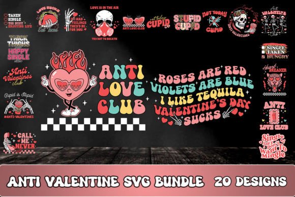 Anti Valentine SVG Bundle: A Graphic Designer’s Take on Modern Editorial Graphics