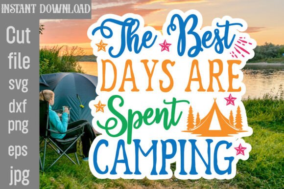 Camping Graphics for Crafts