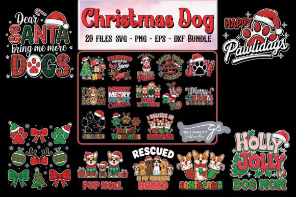 Christmas Dog SVG Bundle: A Graphic Designer’s Take