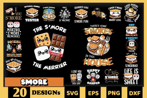 Cute S more SVG Bundle