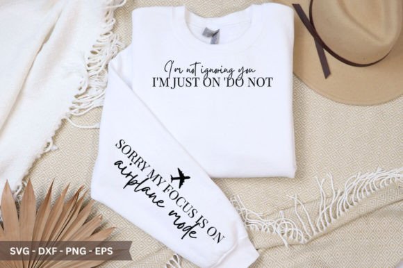 Funny Sleeve SVG for Graphics and Crafts