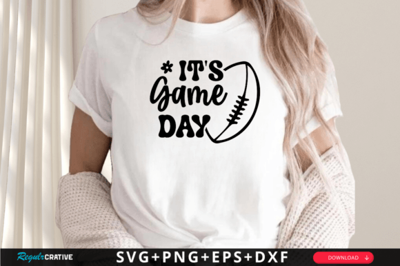 Its Game Day Svg Design for Crafts and Graphics