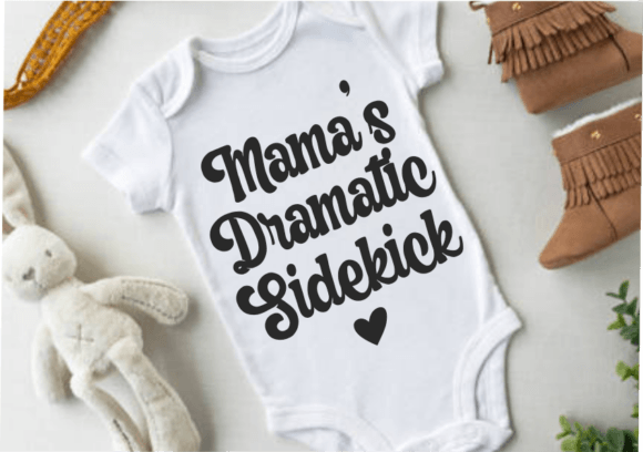 Mama s Dramatic Sidekick Svg for Crafts and Graphics