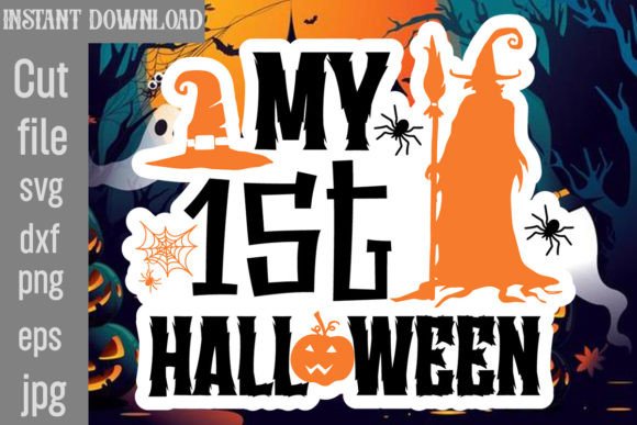My 1st Halloween SVG Cut File for Crafts and Graphics