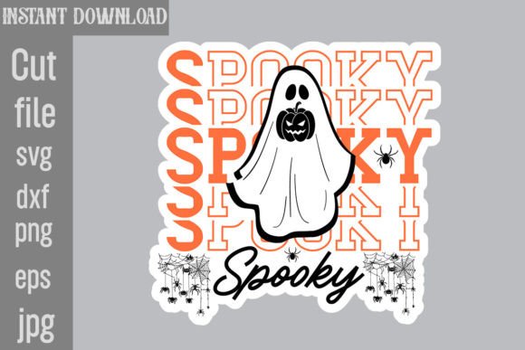 Spooky SVG Cut File for Crafts and Graphics