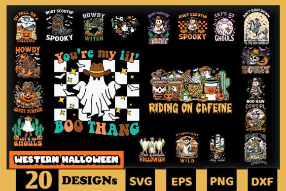 Western Halloween SVG Bundle for Crafts and Graphics